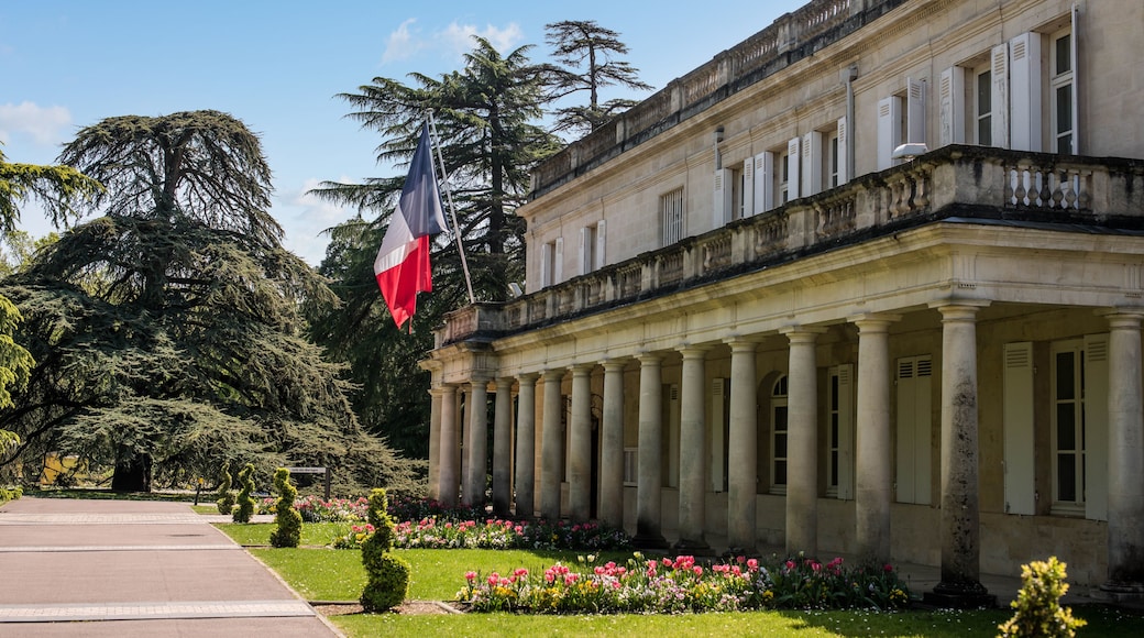 town hall of Merignac and it's parc near Bordeaux in France