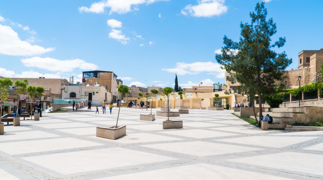Mardin. Mardin Cumhuriyet Square center of the city. ''Cumhuriyet Meydani'' in Turkish. Landmarks of the city. old town square