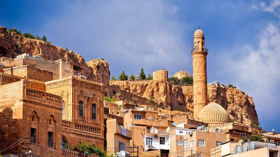 Old town of Mardin, small town near Diyarbakir on syrian border