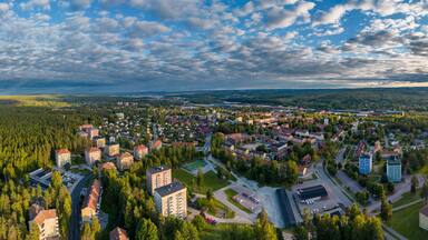 Västanfors district in Fagersta, Sweden