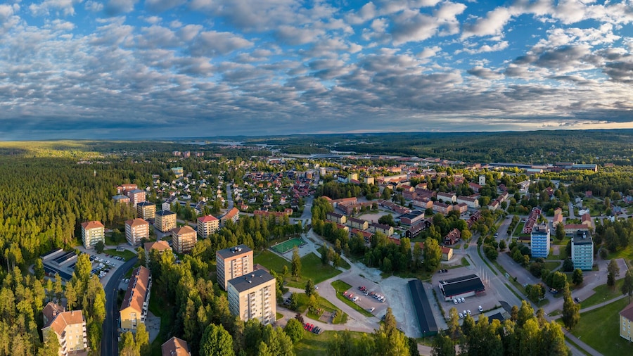 Västanfors district in Fagersta, Sweden