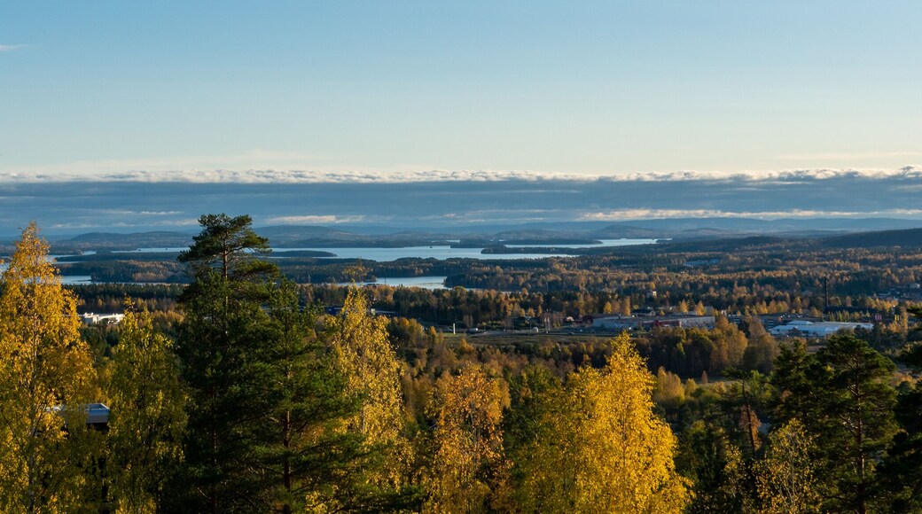 Autumn view in city of Falun, Dalarna, Sweded