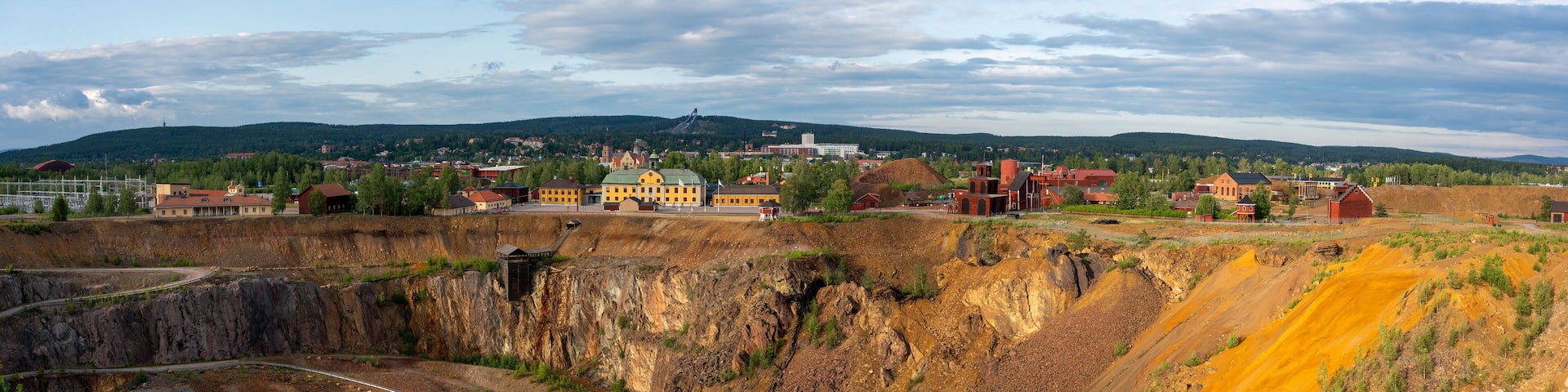 View from Falun, Dalarna, Sweden.