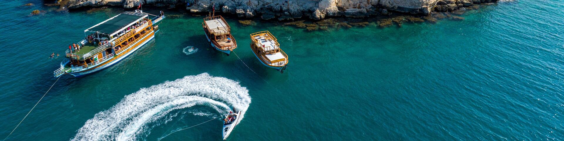 Maidens Castle Kiz Kalesi Drone Photo, Erdemli Mersin, Turkey