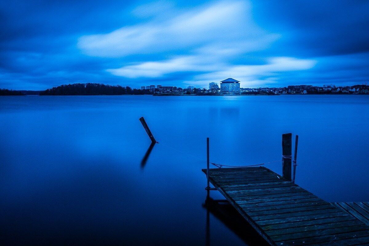 In the evening at the south of Sweden 