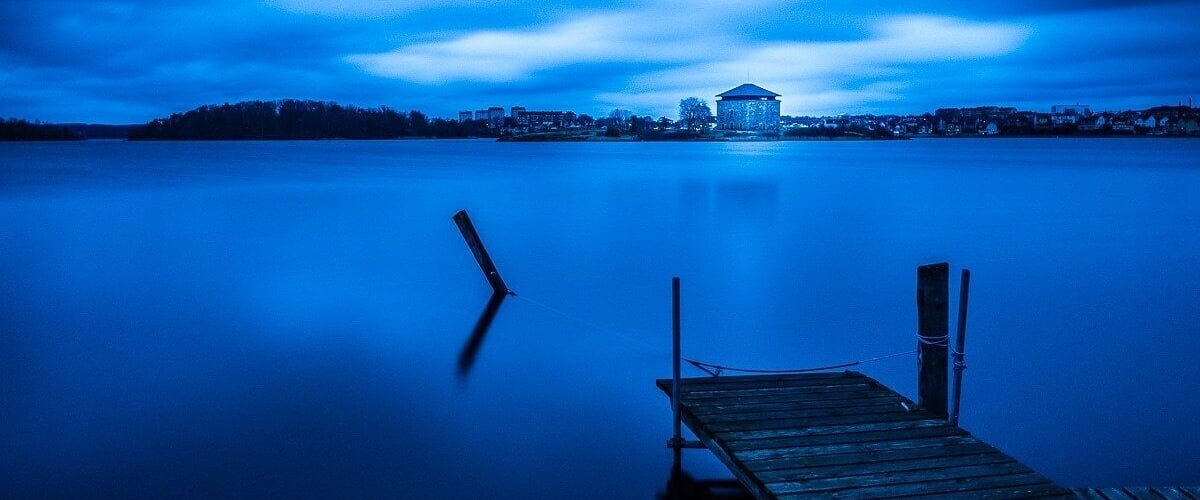 In the evening at the south of Sweden