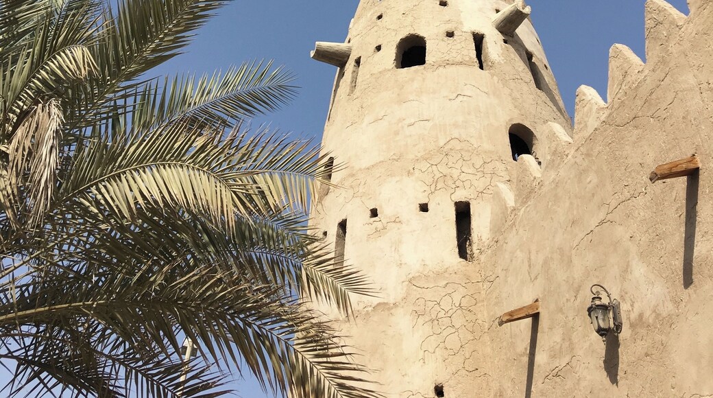 Fort wall and watch tower - Abu Dhabi, United Arab Emirates