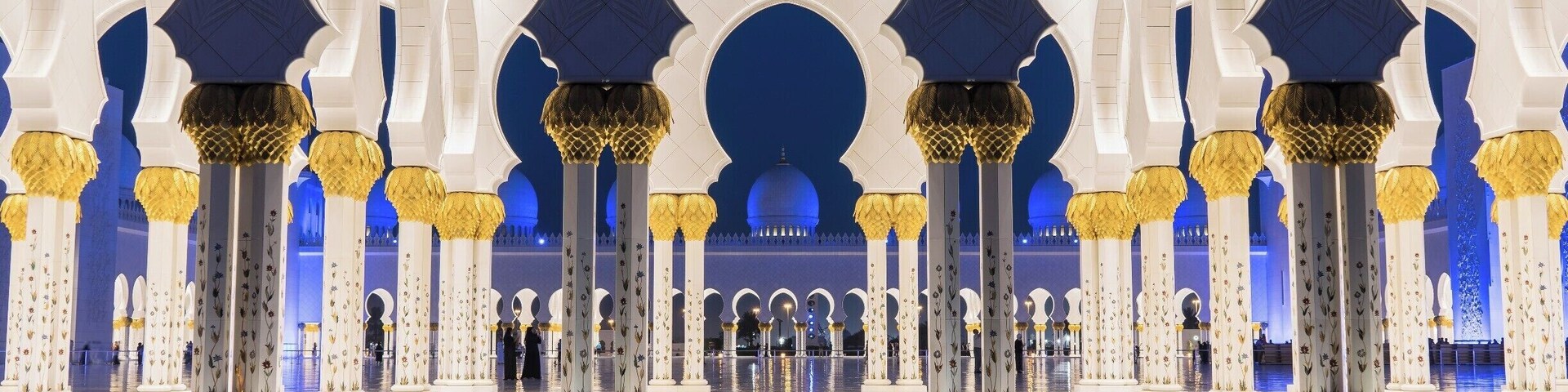 The Sheikh Zayed Grand Mosque in Abu Dhabi is the largest and arguably most impressive mosque in the United Arab Emirates. The lighting for the mosque adjusts itself at night, getting darker or lighter with the phases of the moon. Pools surround the mosque on three sides, creating wonderful reflections at night.
#StunningStructures #Reflections #Details #BVSBlue #Trovember