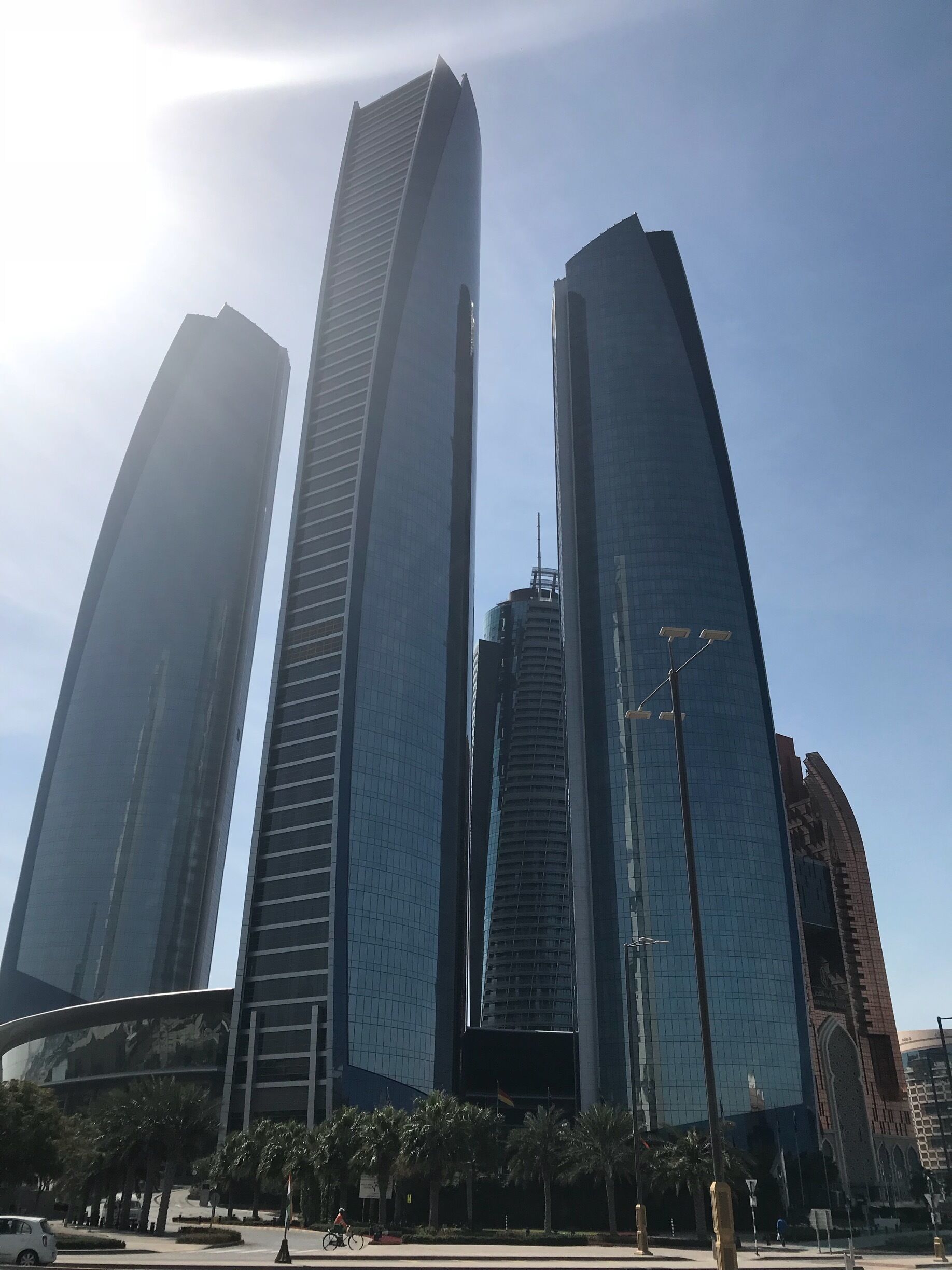 Etihad Towers is a complex of buildings with five towers in Abu Dhabi, the capital city of the United Arab Emirates.