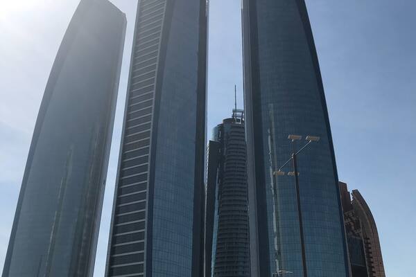 Etihad Towers is a complex of buildings with five towers in Abu Dhabi, the capital city of the United Arab Emirates.