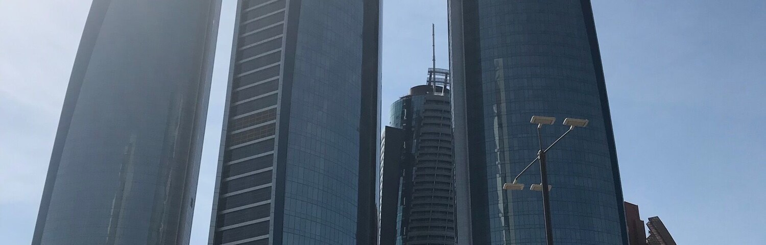 Etihad Towers is a complex of buildings with five towers in Abu Dhabi, the capital city of the United Arab Emirates.