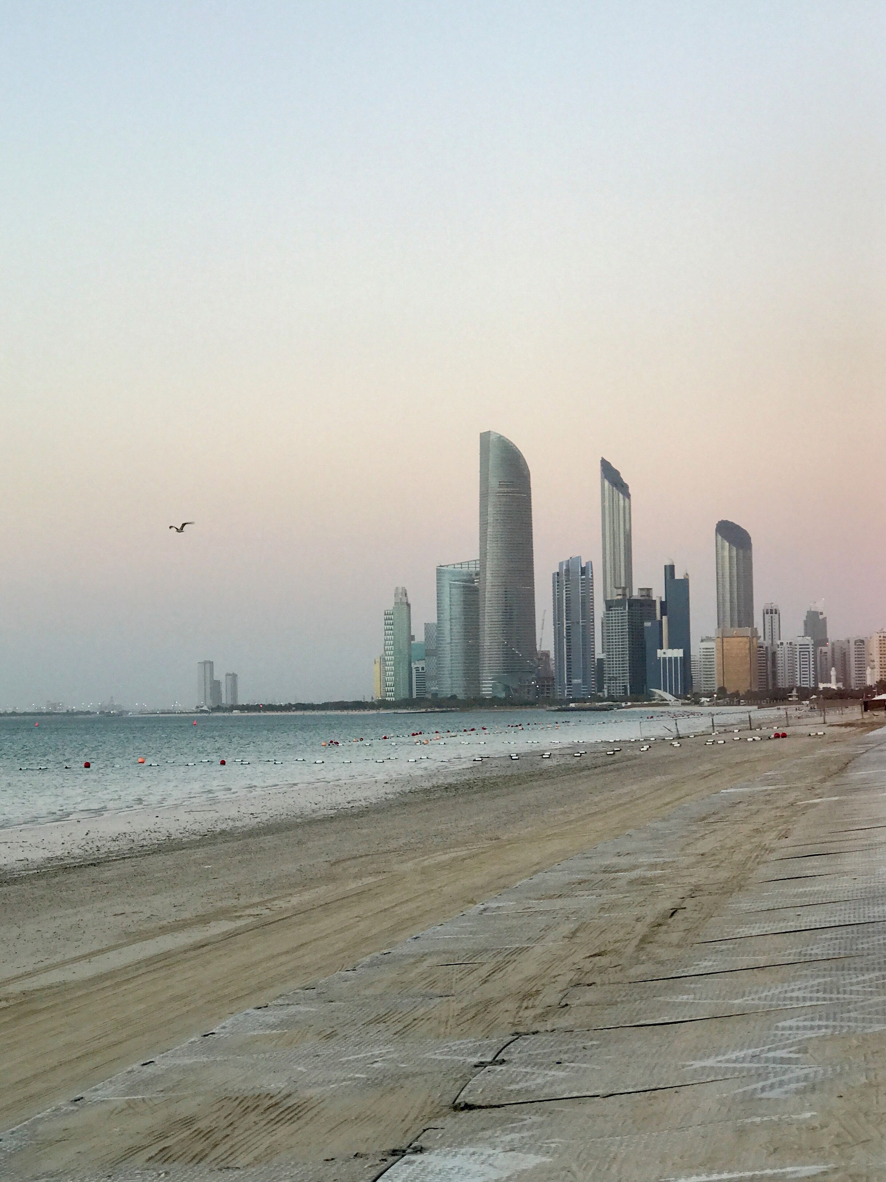 Abu Dhabi corniche is the main gathering point for exercise, meeting friends or just a spot of sunbathing
