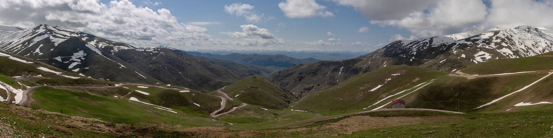 Panorama Pontic Mountains Bayburt