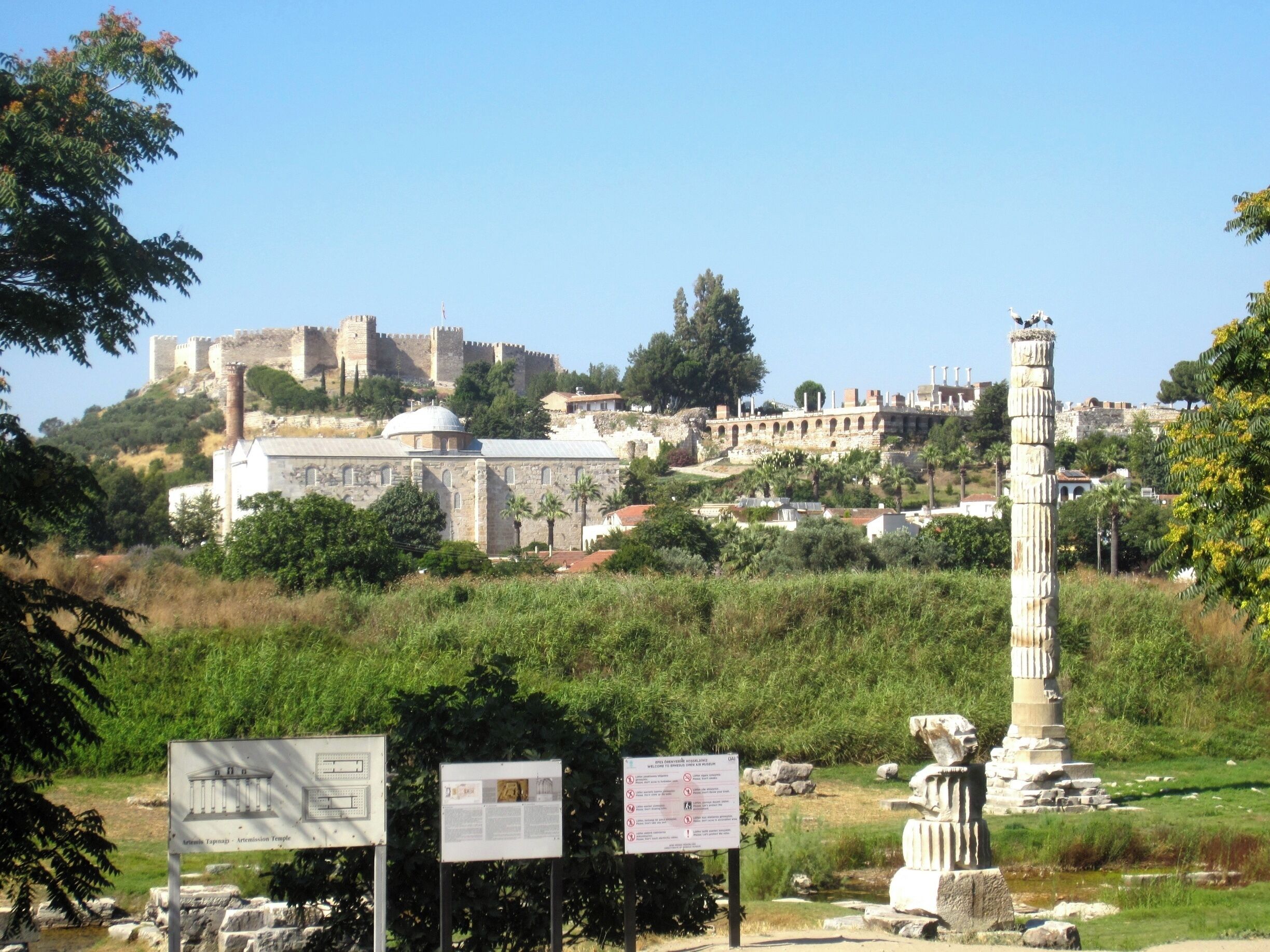 Walking around Selçuk, Turkey visiting the remains of the Temple of Artemis.  Really enjoyed walking around Selçuk and the Ephesus ruins were a great sight to see  