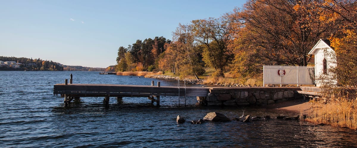 Lidingo island coast