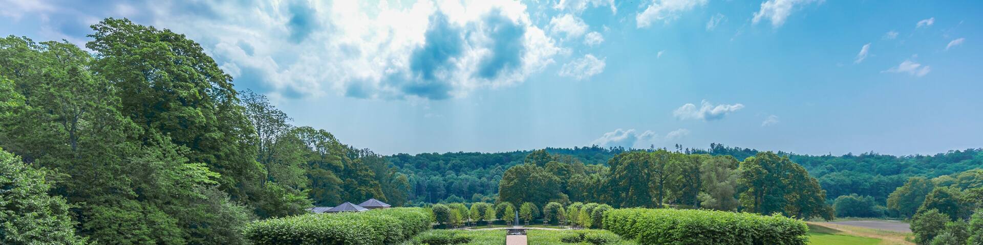 Gardens of Gunnebo palace in Mölndal, outside of Gothenburg, Sweden