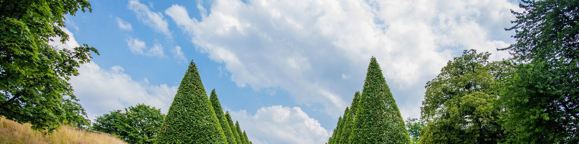 Gardens of Gunnebo palace in Mölndal, outside of Gothenburg, Sweden