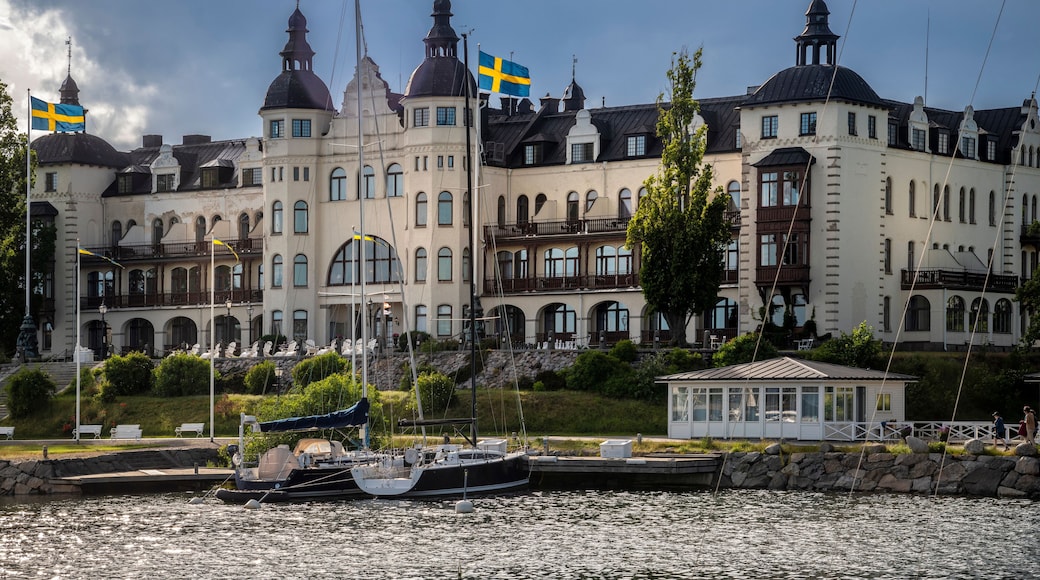Grand Hotel Saltsjobaden by marina in Stockholm, Sweden