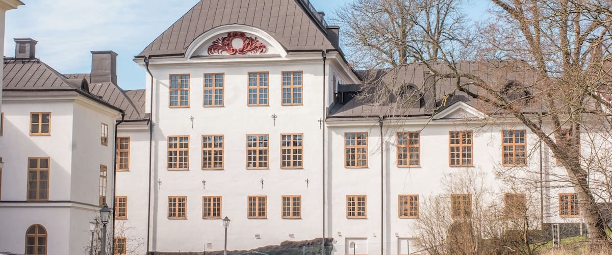 West wing of Karlberg Palace built in 1630.