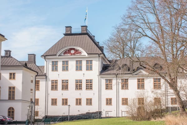 West wing of Karlberg Palace built in 1630.