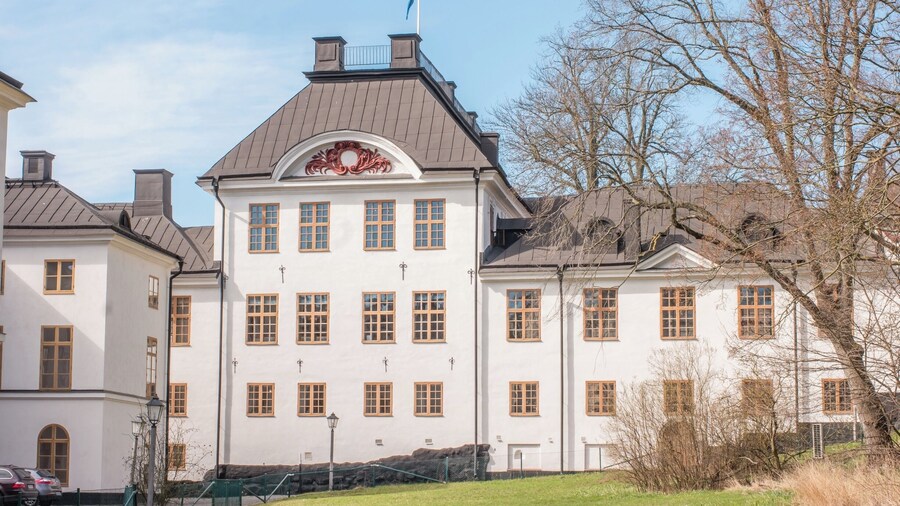 West wing of Karlberg Palace built in 1630.