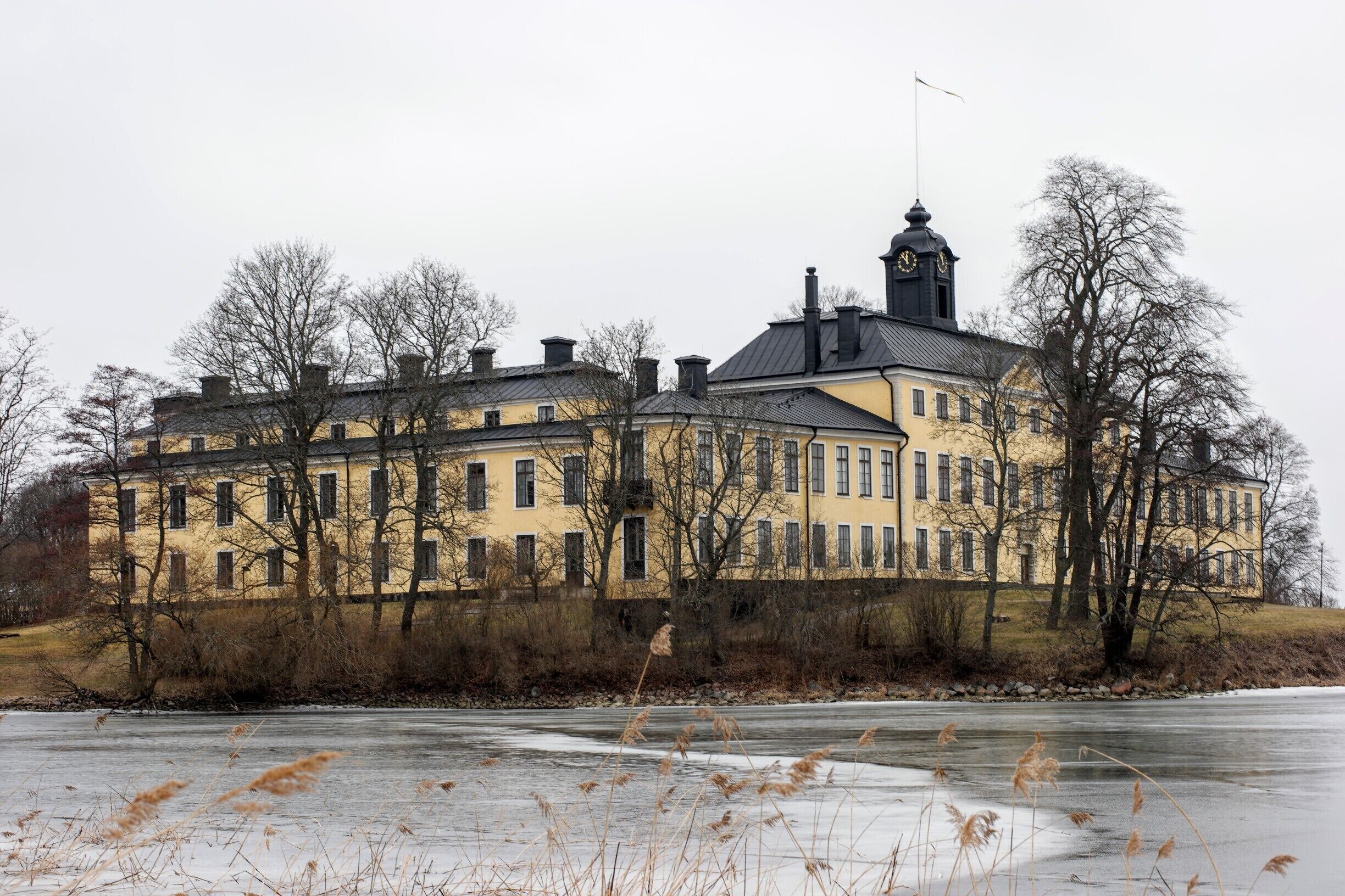 Ulriksdal Palace (Swedish: Ulriksdals slott) is a royal palace situated on the banks of the Edsviken in the Royal National City Park in Solna Municipality, 6 km north of Stockholm. It was originally called Jakobsdal for its owner Jacob De la Gardie, who had it built by architect Hans Jacob Kristler in 1643-1645 as a country retreat. He later passed on to his son, Magnus Gabriel De la Gardie, from whom it was purchased in 1669 by Queen Hedvig Eleonora of Sweden. The present design is mainly the work of architect Nicodemus Tessin the Elder and dates from the late 17th century.

- Wikipedia