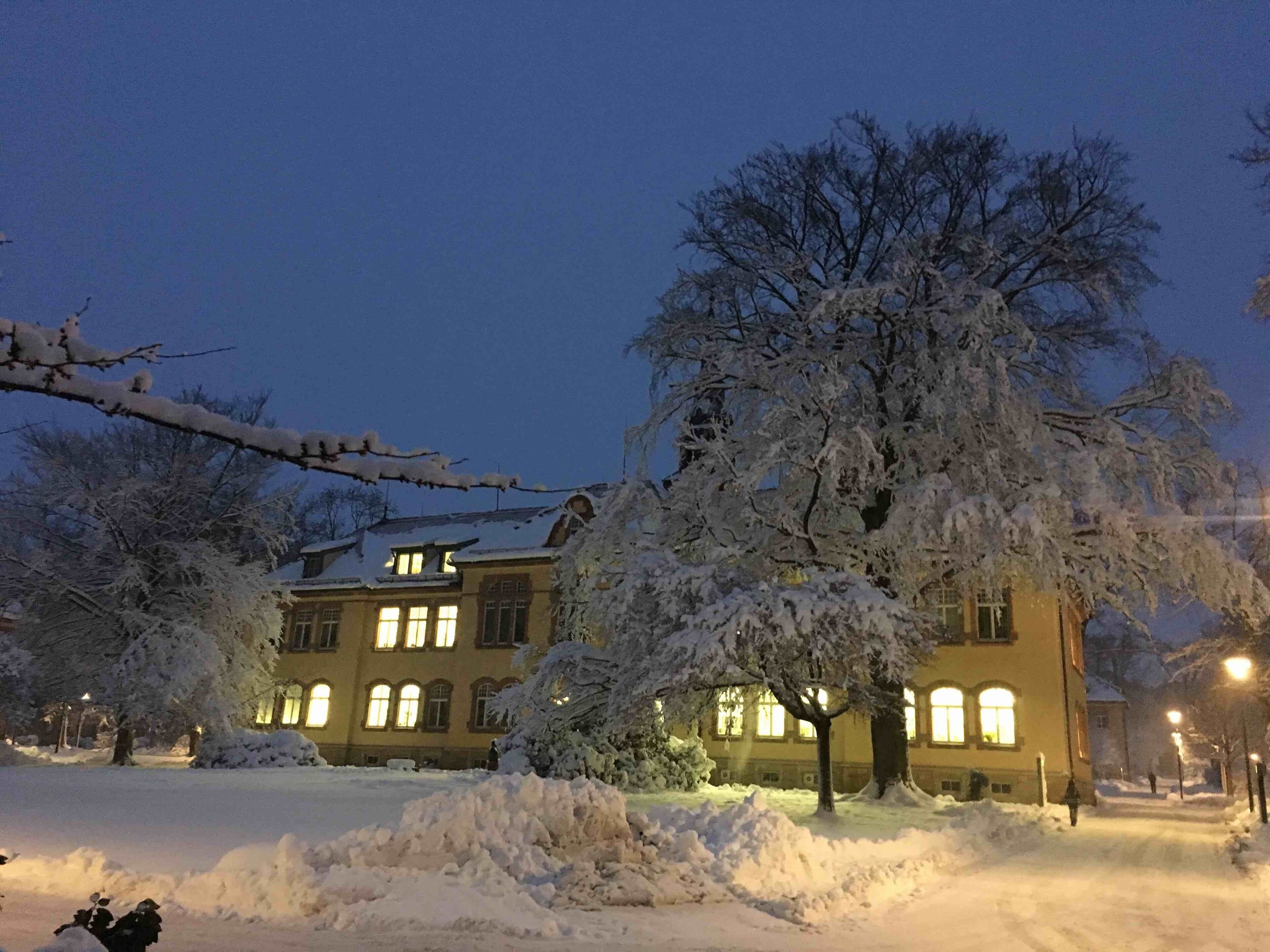 Wintertime in Chemnitz in the Morning