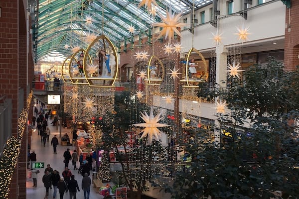 Chemnitz - Christmas time in Shopping Mall Sachsen Allee