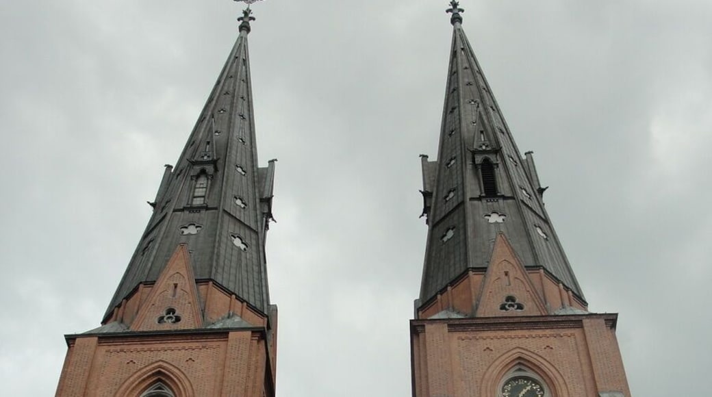 The cathedral dates back to the late 13th century and at a height of 118.7 metres (389 ft), it is the tallest church building in the Nordic countries and Scandinavia.