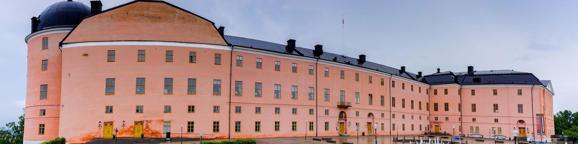 panorama view of the Uppsala castle in Sweden