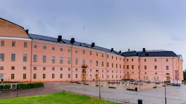 panorama view of the Uppsala castle in Sweden