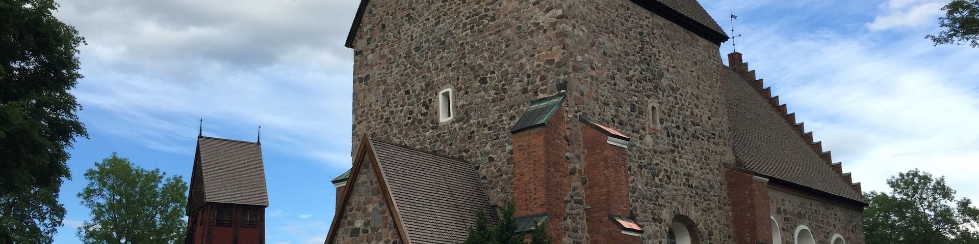 Not far from Stockholm and Uppsala this very old church and the viking funeral area are one of the most important from sweden.