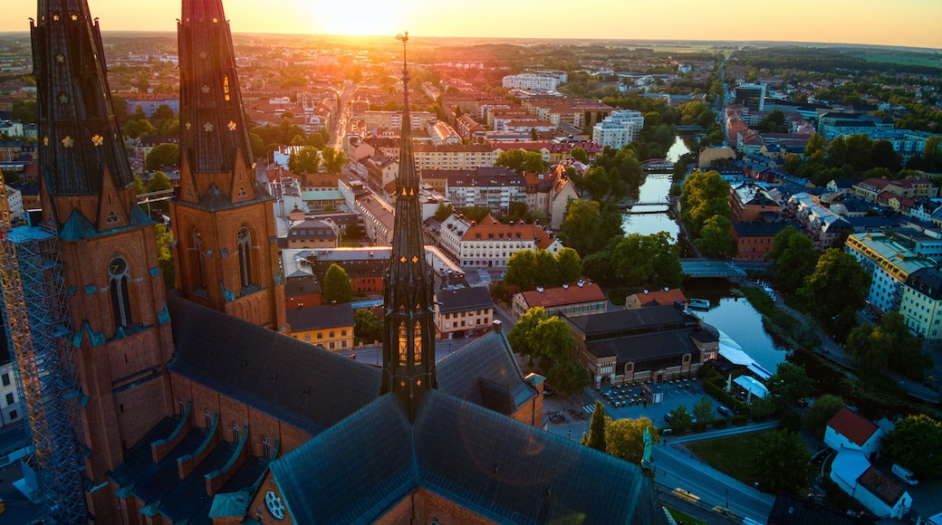 Uppsala Sunset by the Cathedral in Uppsala, Sweden