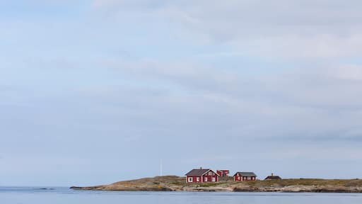 Varberg som visar kustutsikter