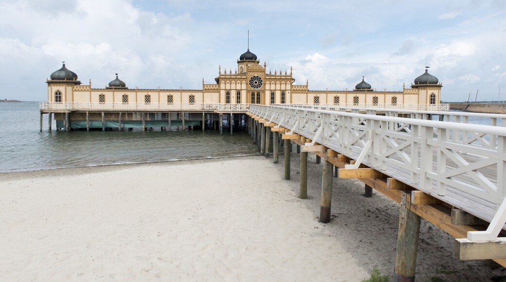 Varberg som viser sandstrand