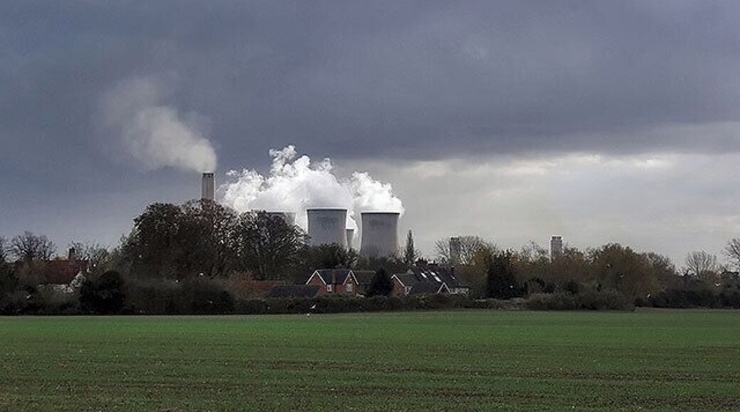 Culham and cooling The village is dominated by the Didcot Power Station from this viewpoint.