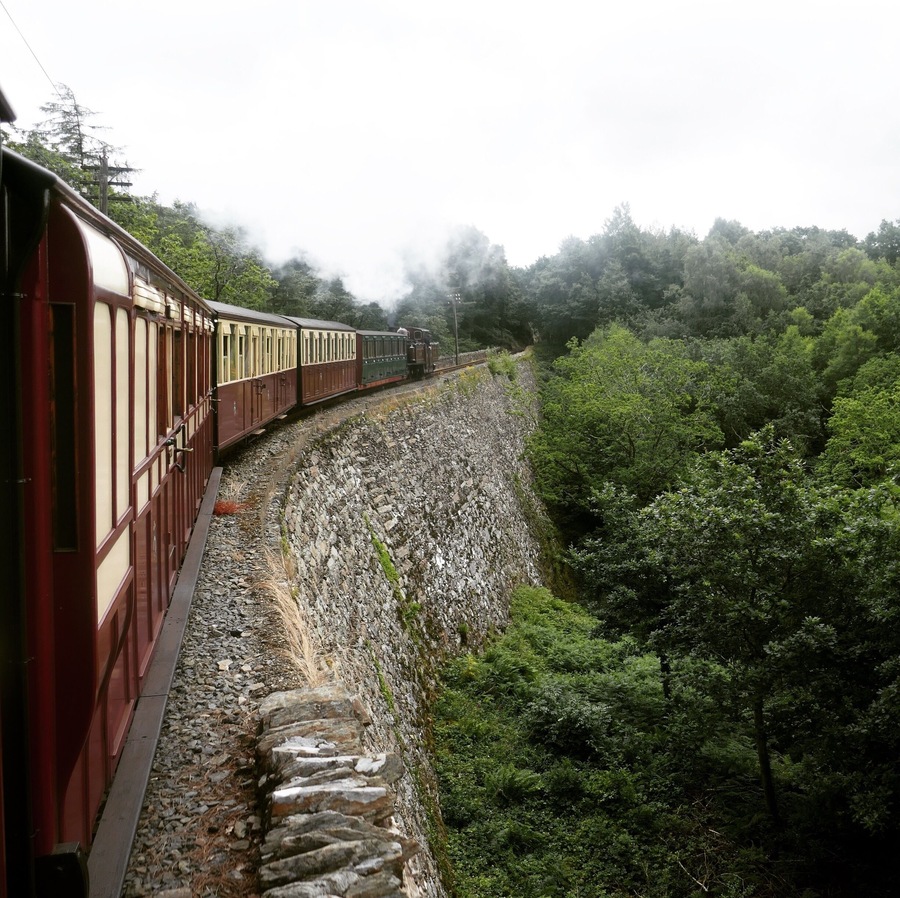 Discovered this great vintage train line in Ffestiniog, Wales. #train #vintage #railway #wales #ffestiniog