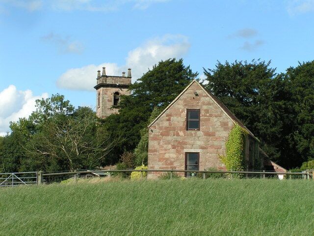 Bradley in the Moors. Small hamlet with parish church of St. Leonard's.