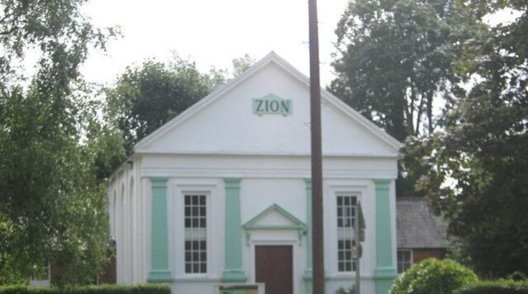 Zion Baptist Church, Smarden On the High Street, opposite the cricket green.