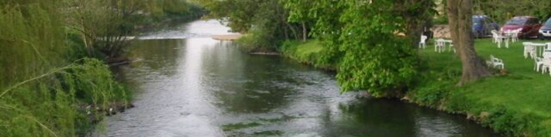 The Great Stour from the bridge on Bridge Street