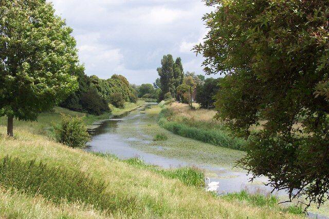 The Royal Military Canal, Romney Marsh, Kent. The Royal Military Canal ran between Hythe and Rye and was completed in 1809. It was built as a defensive line to guard against a threatened invasion by Napoleon. Every five hundred yards there is a kink in the canal, allowing guns mounted on the northern bank to fire along the length of the canal at anyone trying to cross.