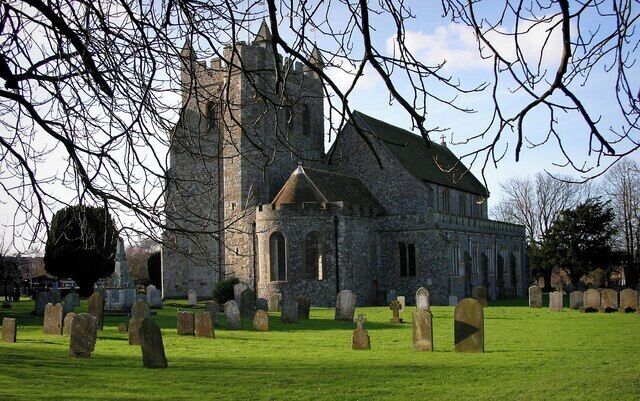 Wye Church. The parish church of Saint Gregory and Saint Martin dates from the 13th century. It was originally larger than it is now, was cruciform in shape with a central tower and steeple. In 1447, Archbishop Kempe improved the fabric of the church and installed new windows and probably enlarged it to accommodate the Master and Fellows of the College.
