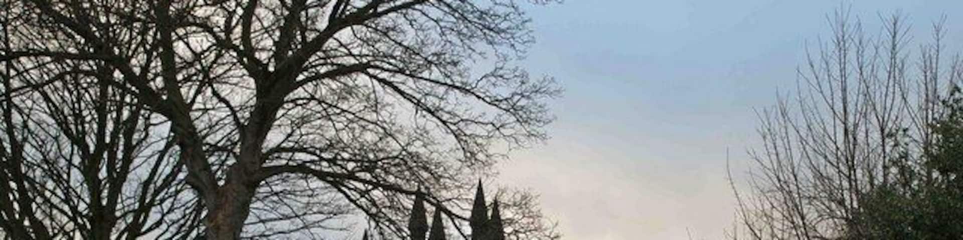 St. John the Baptist Church, near to Dodworth, Barnsley, Great Britain. Green Road Dodworth.