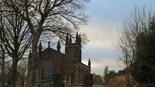 St. John the Baptist Church, near to Dodworth, Barnsley, Great Britain. Green Road Dodworth.