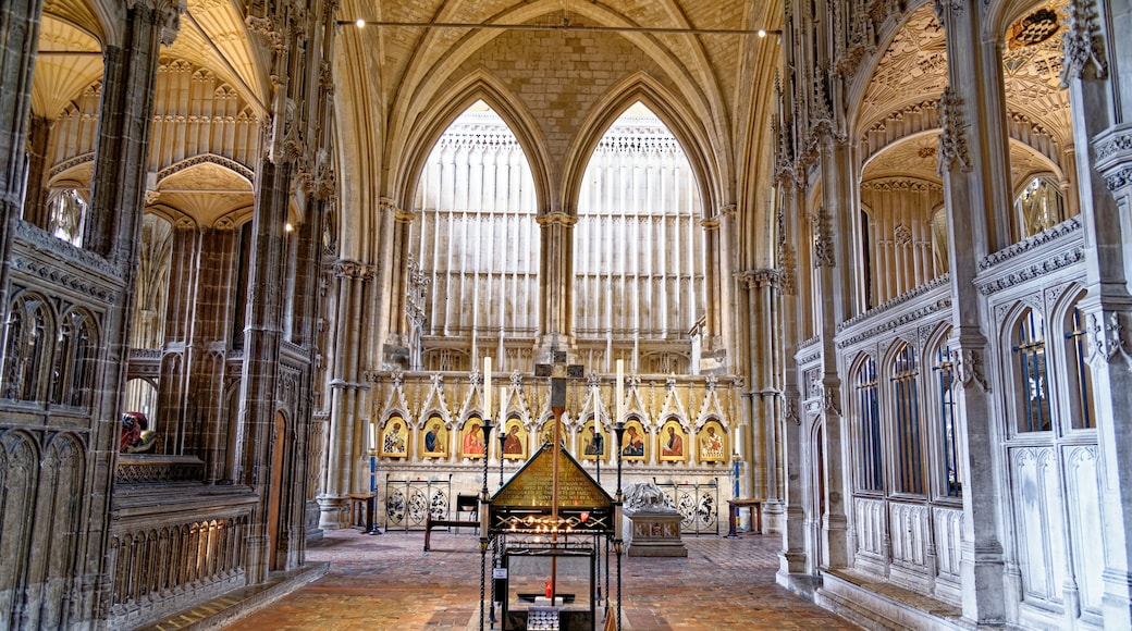 Interior of Winchester Cathedral