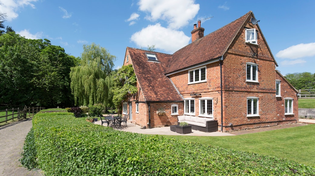 Country house and backyard