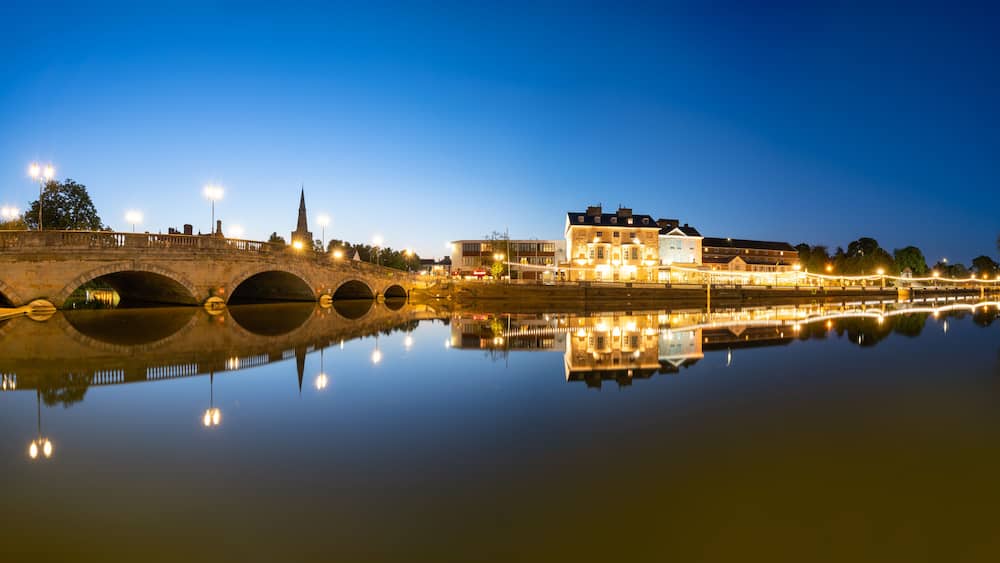 Bedford bridge on the Great Ouse River