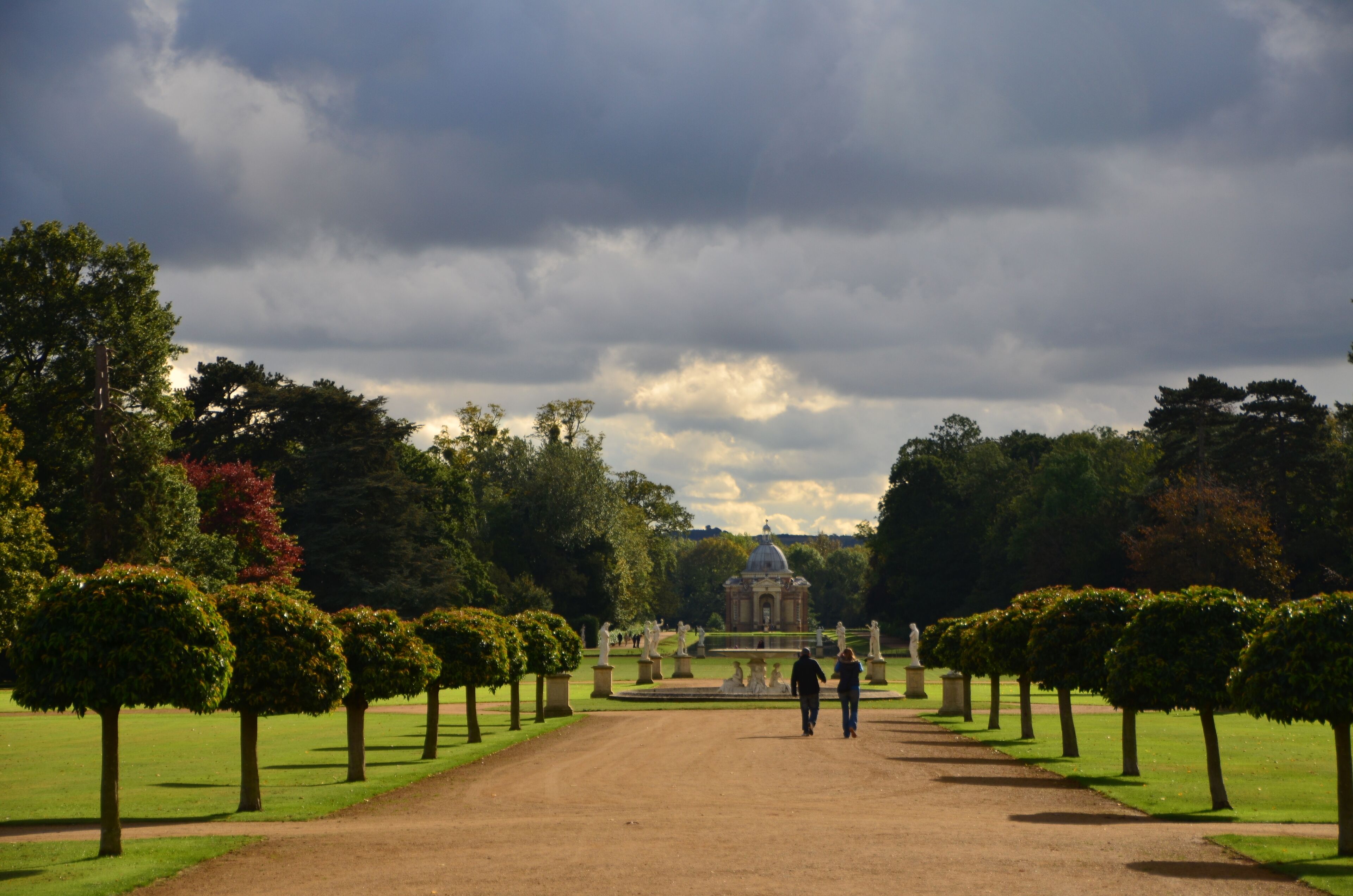 Wrest Park Promenade - Last Visitors before the Storm
