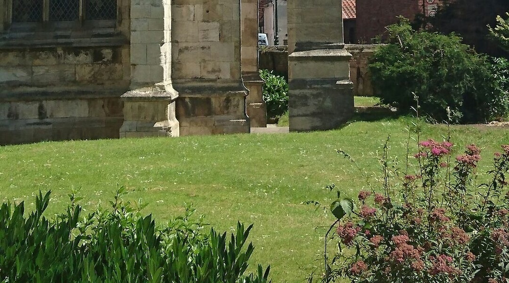 At the opposite side of town St Mary's church is beautifully nestled away amongst the shopping streets.