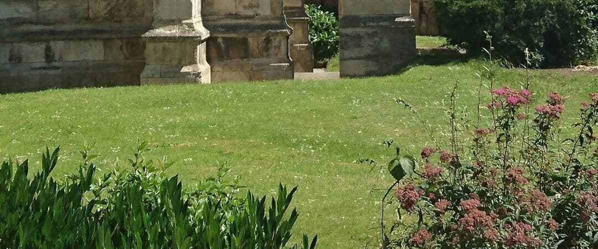 At the opposite side of town St Mary's church is beautifully nestled away amongst the shopping streets.